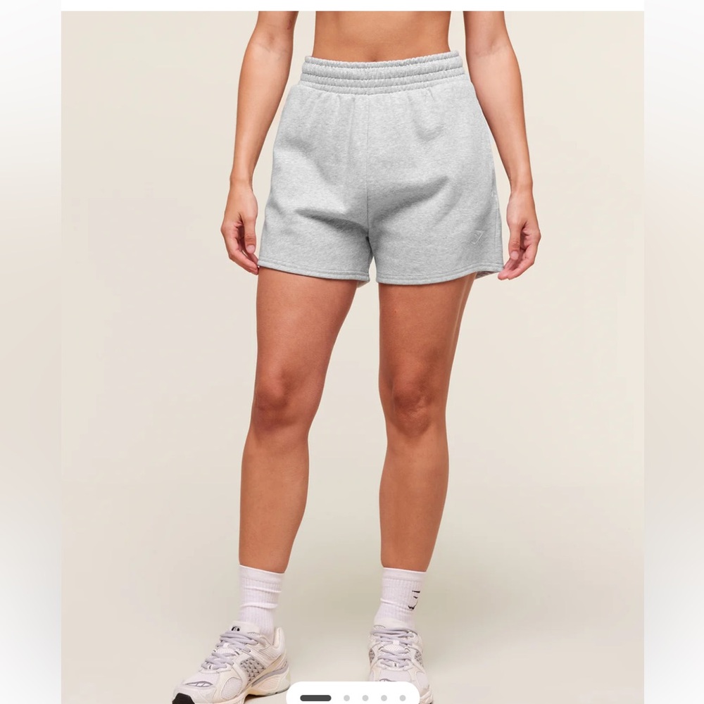 Gymshark Training Womens Light Gray Shorts